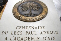 Astragale Musée Arbaud (Aix en Provence) - Gravure à la main sur pierre